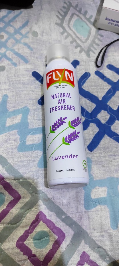 Flyn Natural Disinfectant Spray Lavender 300 Ml /  Antiseptik Dan Desinfektan / Pewangi Ruangan