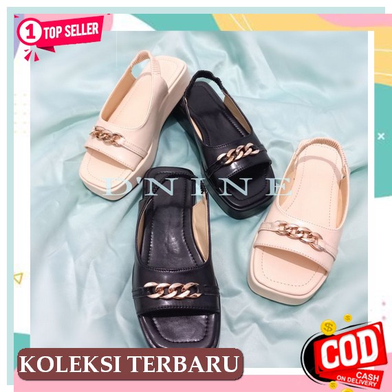 Sepatu Karet Cewek Trendy Kekinian/Balance 692-D4-1/Sepatu Jelly Hak Tinggi Import Wanita/ Sandal Se