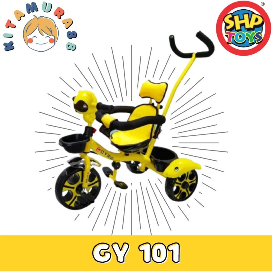 Sepeda Anak - Sepeda Roda Tiga STROLLER GYRO GY 101