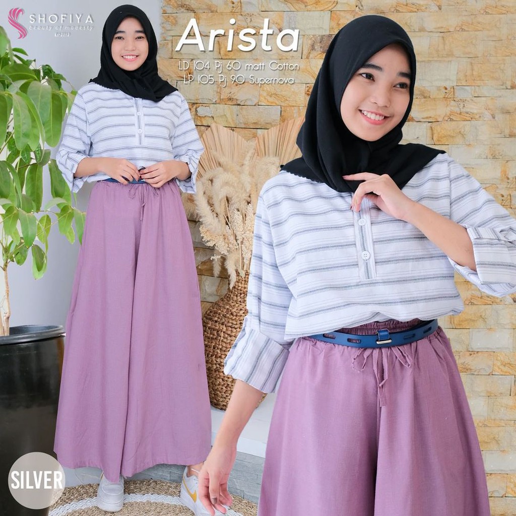 DISKON ARISTA KULOT - celana murah / celana kulot / pants murah / celana bahan / kulot pants