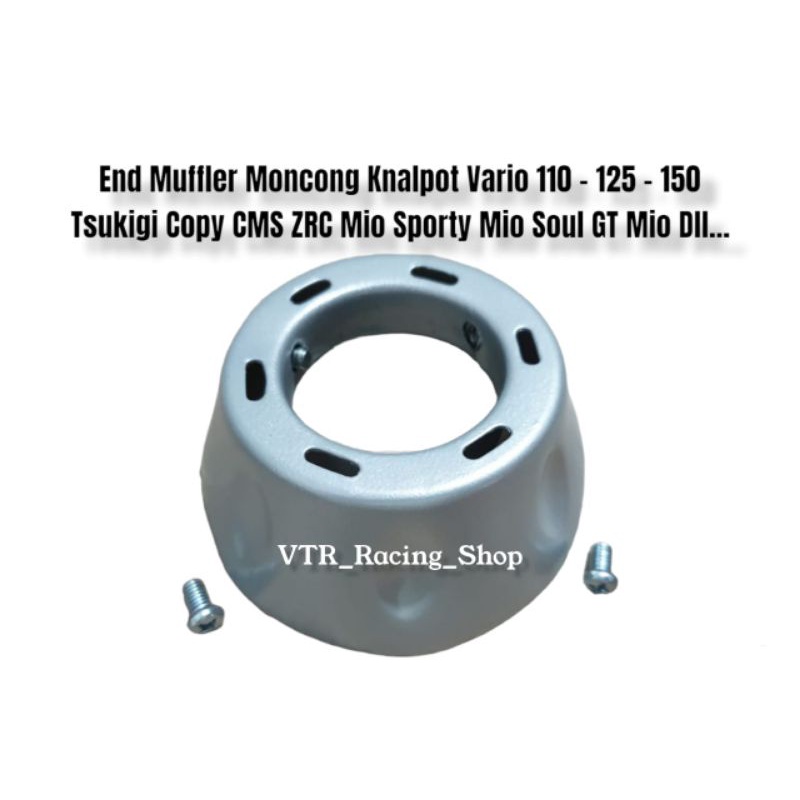 END MUFFLER -  Corong Knalpot Moncong Knalpot Tsukigi Vario 110 Vario 125 Vario 150 PCX Universal