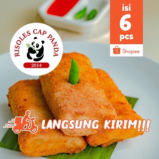

FROZEN Risol Rogut Ayam | Risoles Cap Panda Isi 6 Khusus Gojek/GRAB