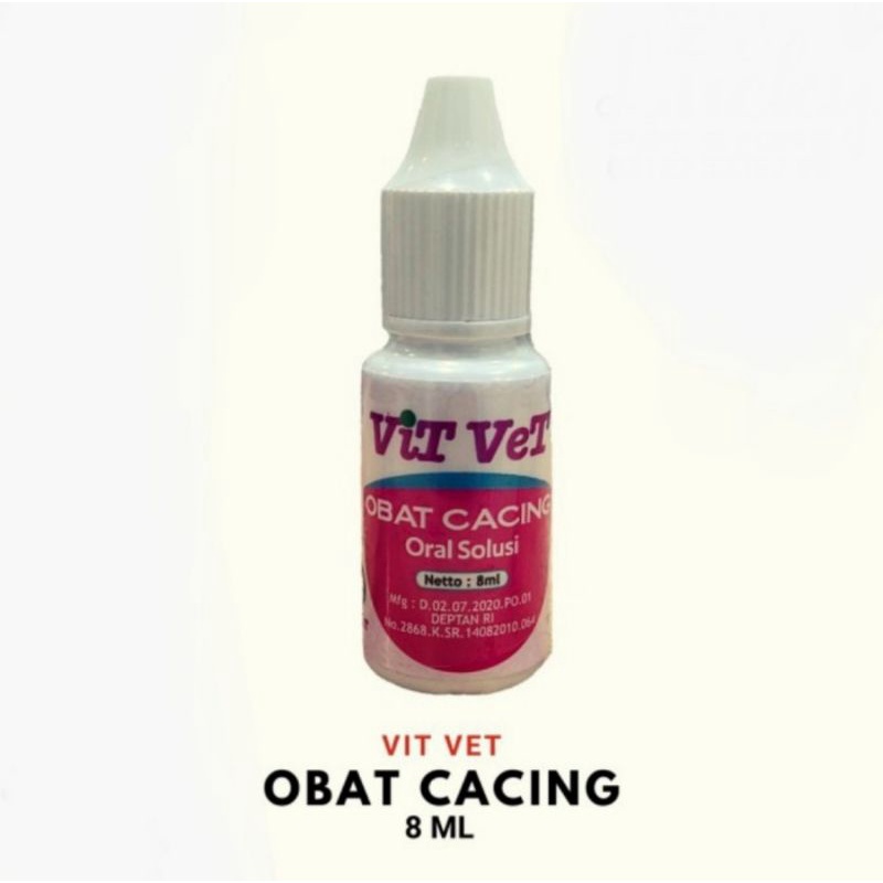 vit vet obat cacing hewan anjing & kucing