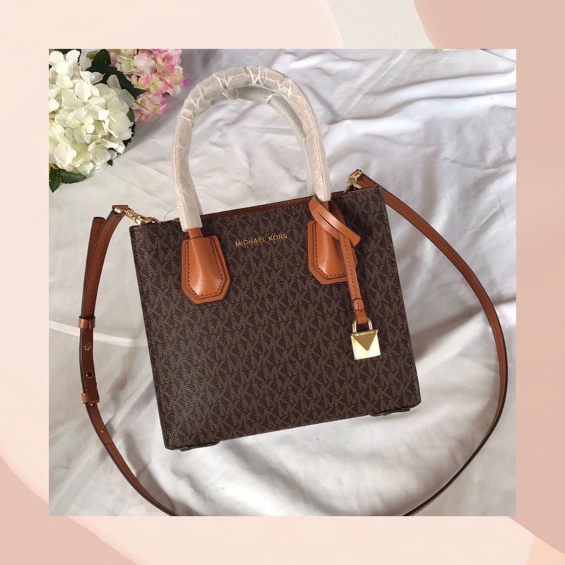 MERCER PEBBLED LEATHER CROSSBODY MK BAG ORIGINAL