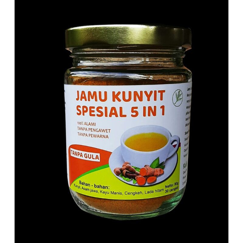 

Jamu bubuk Kunyit 100% alami. 90 gram