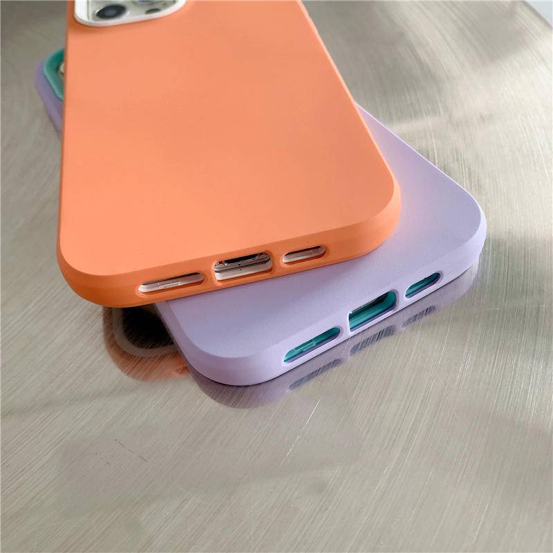 Case Pelindung Bahan Silikon Anti Jatuh Untuk Iphone 13 11 12 Pro Max 7 8 Plus X Xs Max Xr Se 2020