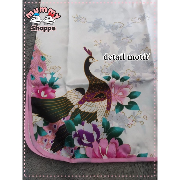 dress cheongsam anak / dress xincia edisi imlek motif burung merak