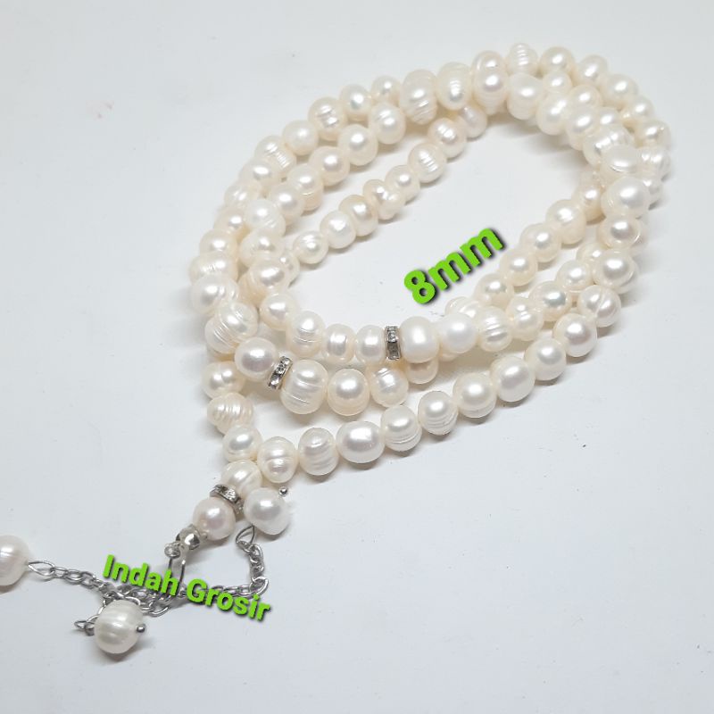 TASBIH MUTIARA TAWAR 100% ORIGINAL