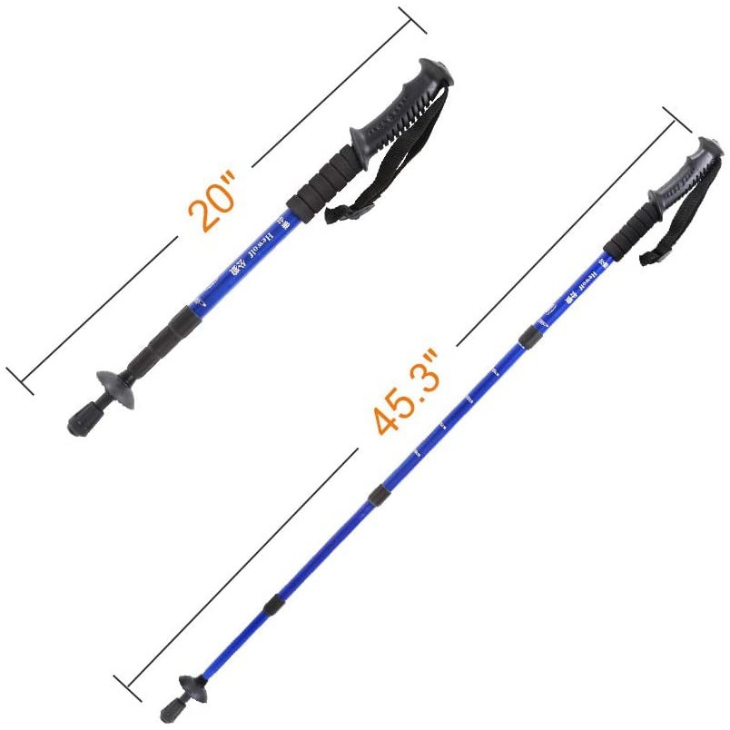 Tongkat Stick Telescopic MOUNTAIN Hiking Stick Gunung HIGH QUALITY