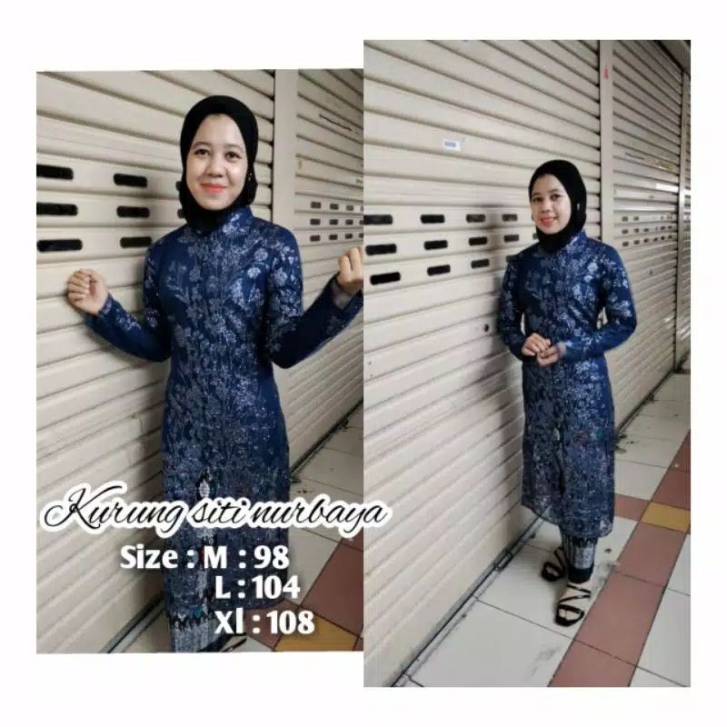 SETELAN KEBAYA KURUNG SITI NURBAYA//KEBAYA PESTA/KEBAYA KEKINIAN/BY PB KEBAYA