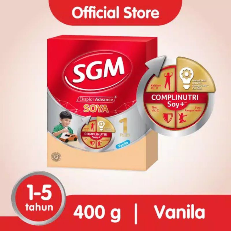 SGM SOYA 1 PLUS VANILLA/MADU 400gram