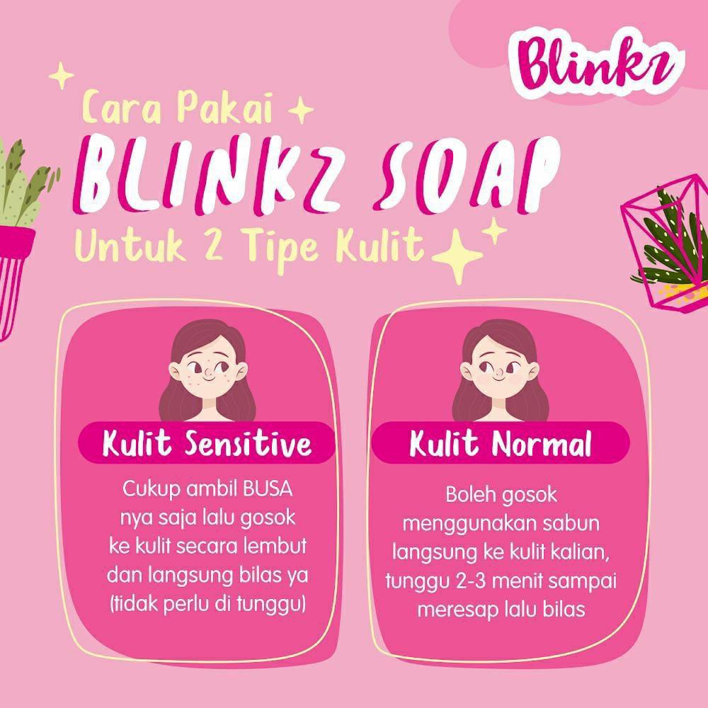 BLINKZ SOAP BPOM / BLINKZ SABUN WHITENING PEMUTIH BADAN / BLINKZ SOAP BRIGHTENING