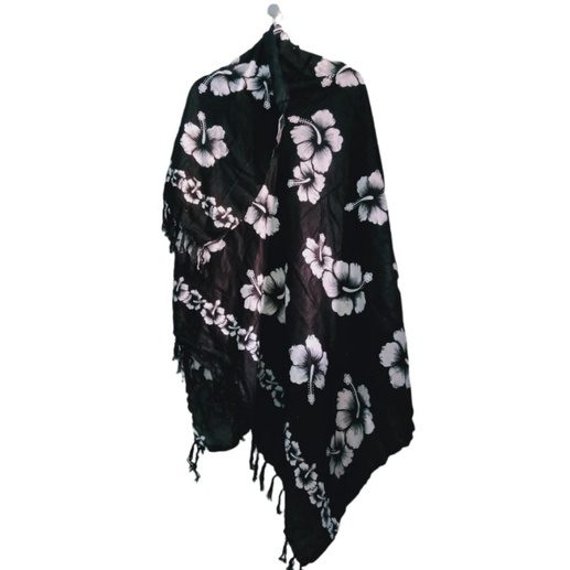 KAIN BALI MOTIF BUNGA/KAIN BALI BUNGA PUTIH/KAIN BALI MURAH/KAIN PANTAI RUMBAY