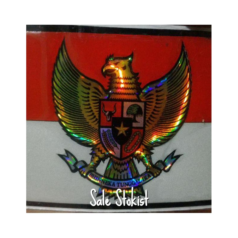 

Open Ds] Sticker Garuda Bendera Merah Putih Indonesia Hologram