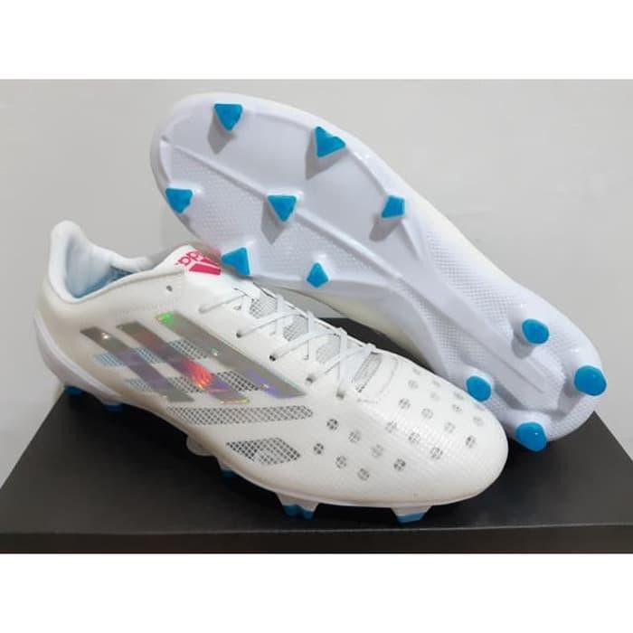 Sepatu Bola - Soccer Adidas F50 X 99.1 White Stripes Chrome - FG
