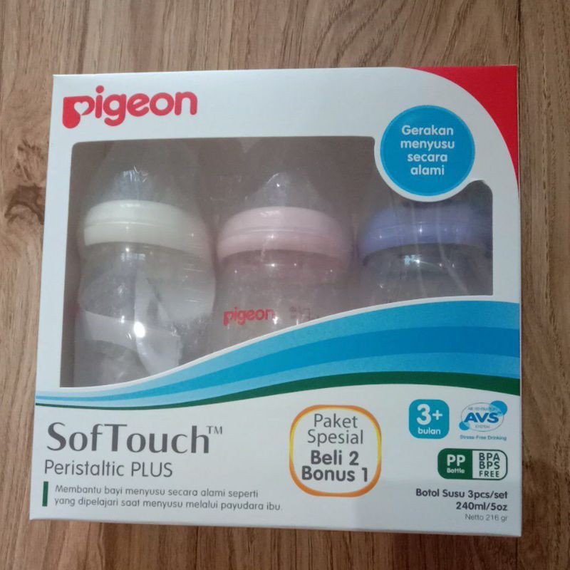 Pigeon Botol Wide Neck beli 2 gratis 1  240 ml