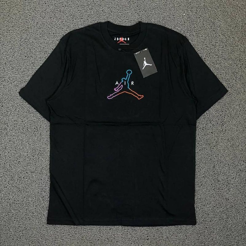 KAOS PRIA AIR JORDAN RAINBOW JUMPMAN CATTON COMBAD 30 M L XL XXL