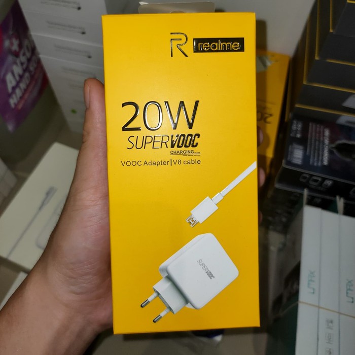 (NEW) charger realme 3pro/5/5pro/6/6pro original 100% Fast charging Vooc 4A 20W (BY 88ACC)