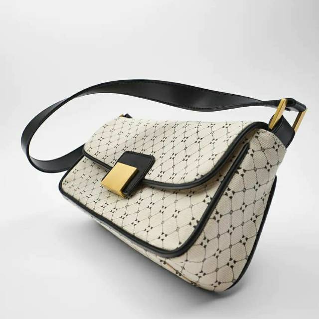 ZRA geometric print shoulder bag