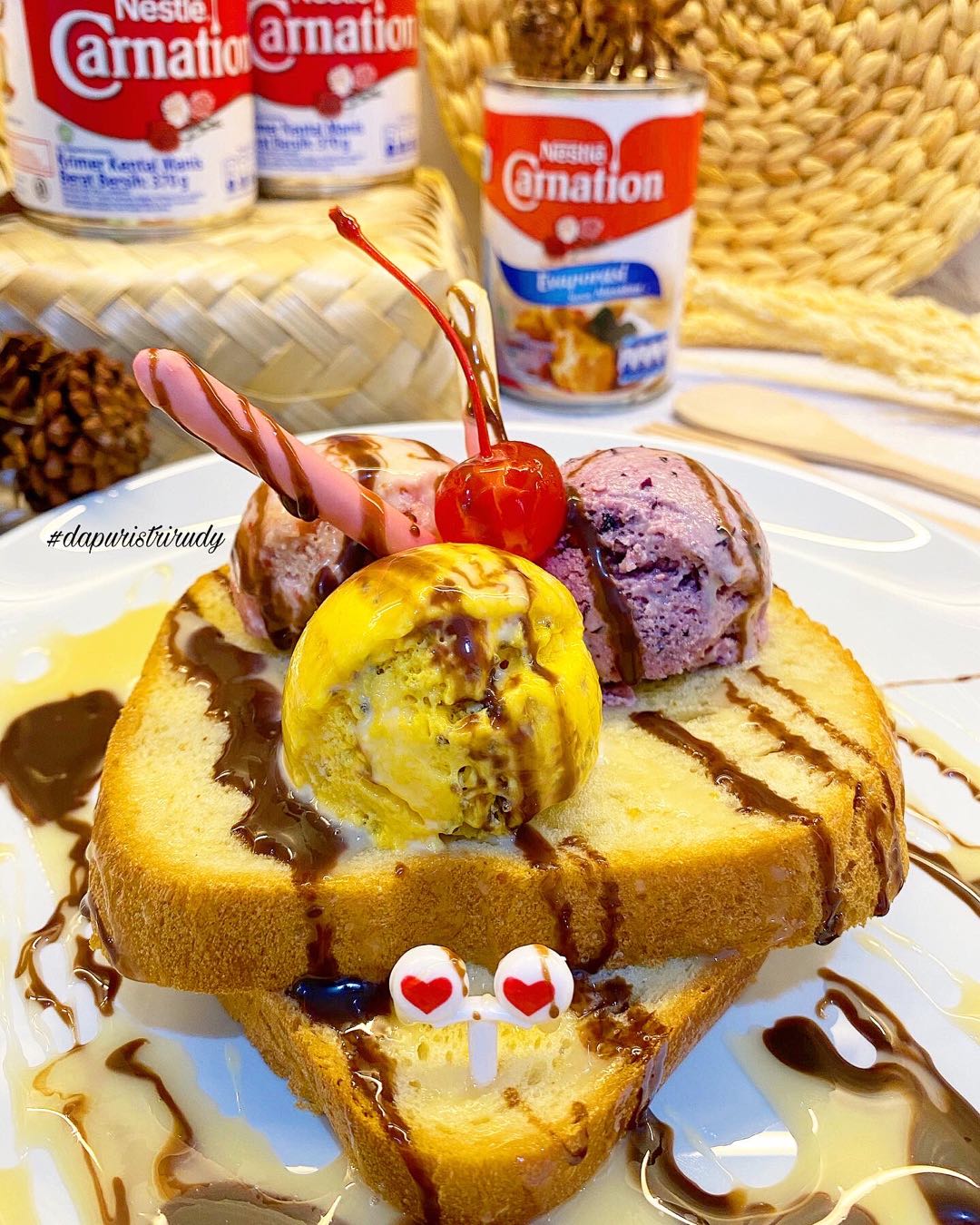 10 Pcs Tusuk Kue Motif Kartun Aneka  Warna