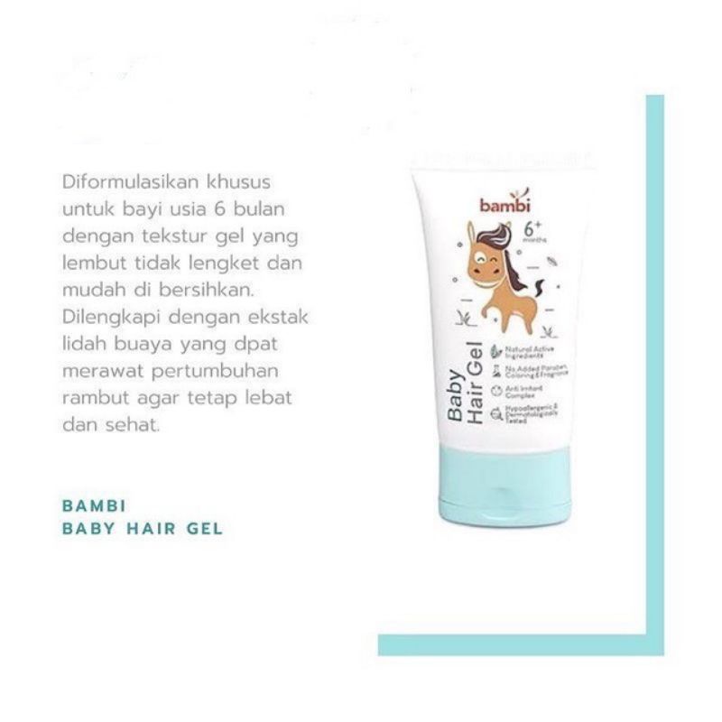 Bambi Baby Hair gel kemasan