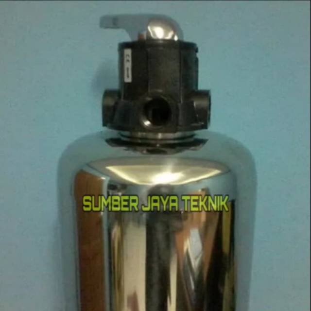 Tabung Filter Air Stainless 1045 + Kepala Filter 3 Way