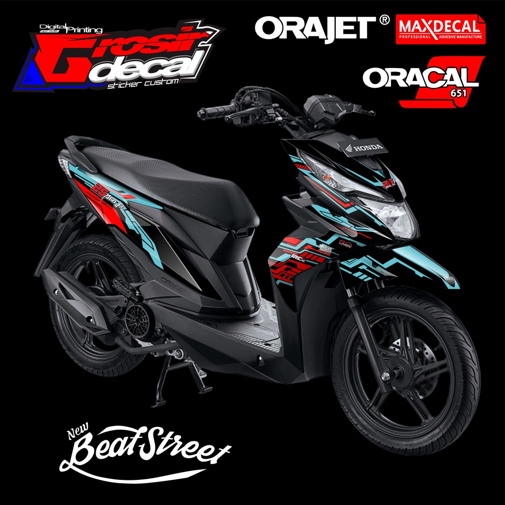 Decal Honda Beat Street 2016 -2019 Full Body Beabs Reques Dekal beat street fullbody