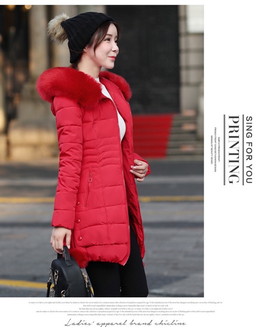 IMPORT MOLLAD Coat Parka Midi Jaket Coat Parka Lapis Bulu Winter Musim Dingin Coat Parka Midi