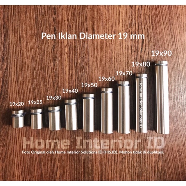 

Pen Iklan 19 x 90 mm Stainless Steel