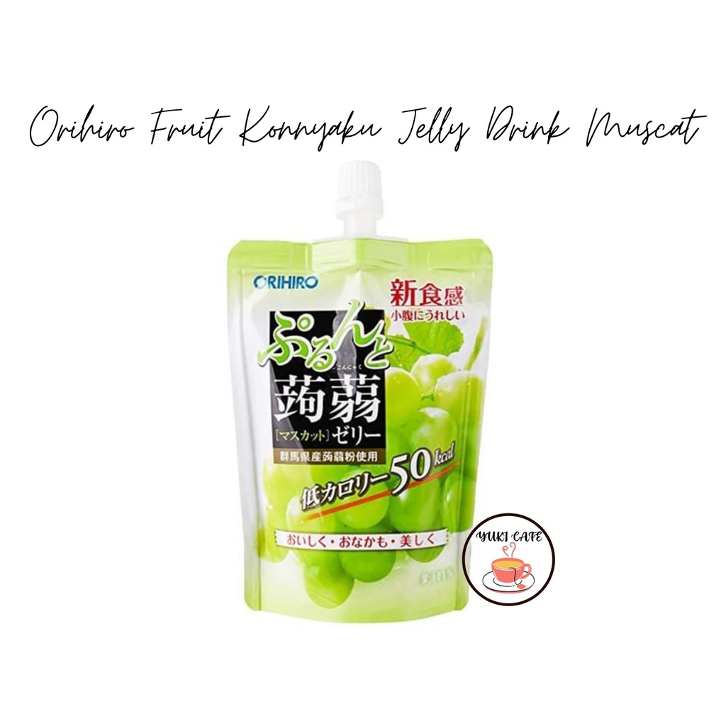 

JELLY – “ORIHIRO” JELLY FRUIT KONNYAKU JELLY MUSCAT DRINK