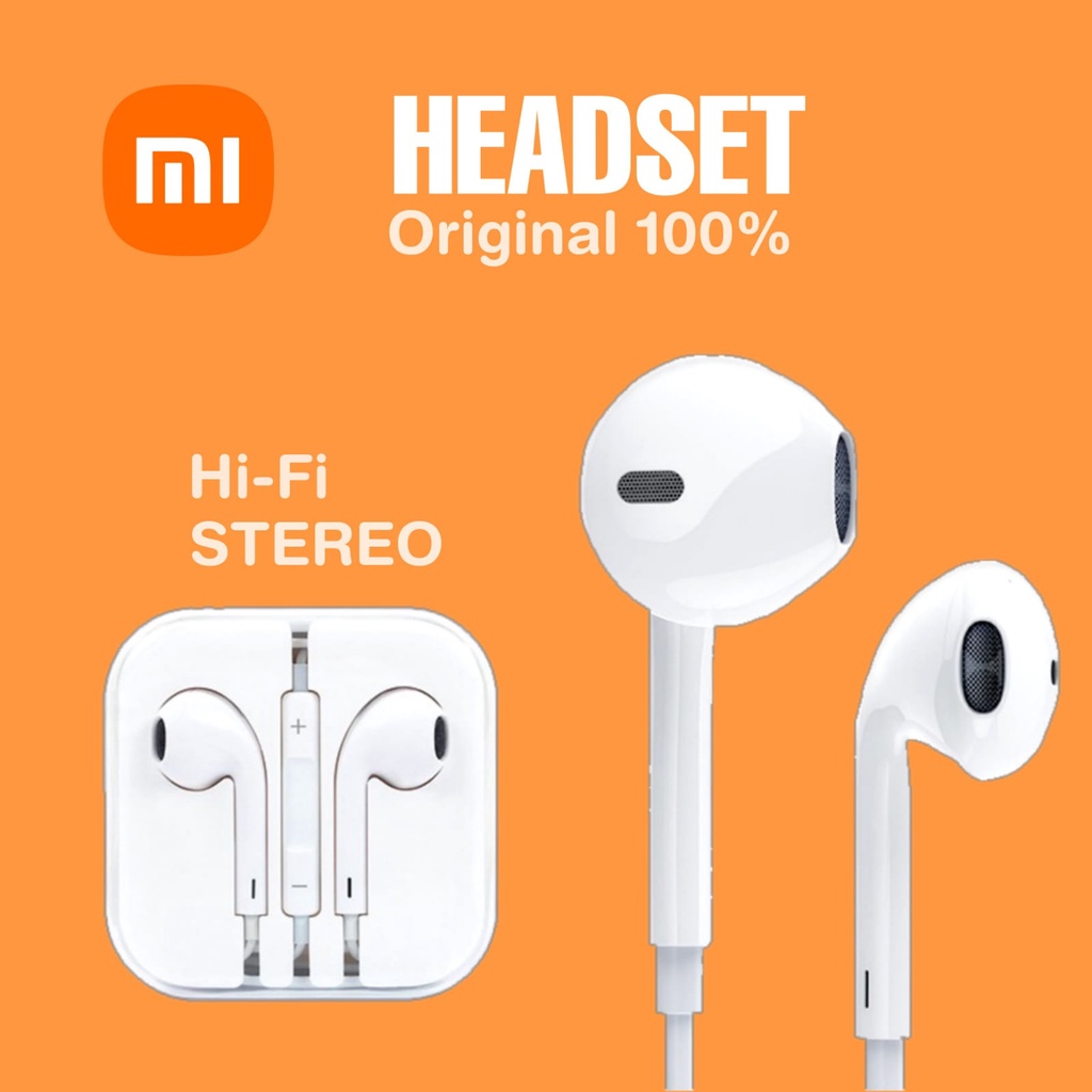 Headset Xiaomi original xtra bass Headset Copotan xiaomi original 100% Headset Ori Xtra Bass