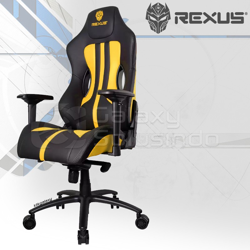 Rexus RGC RC2 Raceline Ultimate Gaming Chair - Yellow Kuning