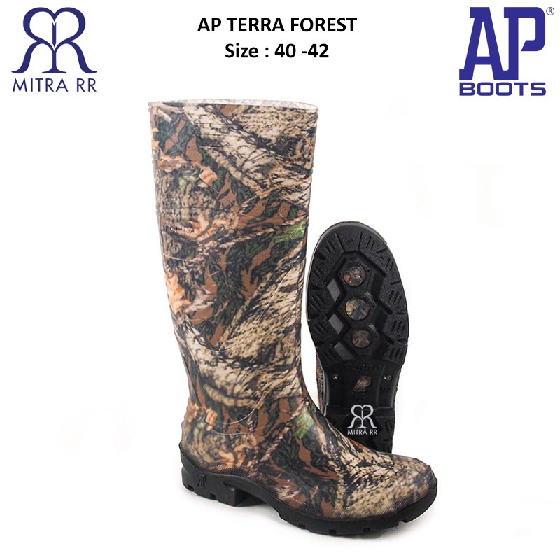 AP Boots Terra Forest – Sepatu Boot Karet Tinggi Sepatu Berburu