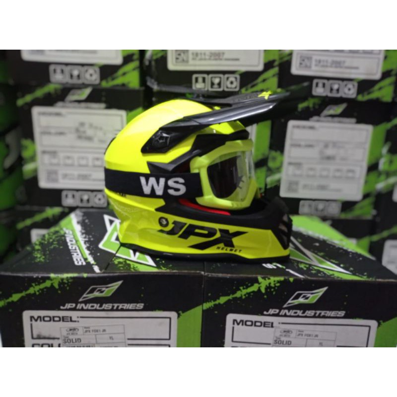 HELM JPX CROSS FOX 1JUNIOR  PAKET GOOGLE