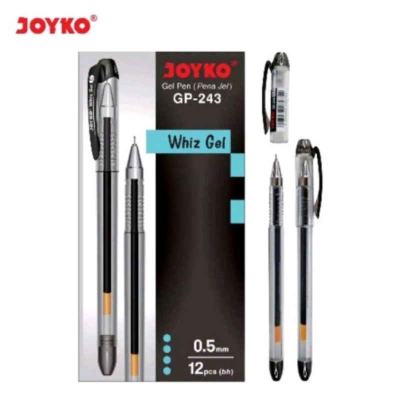 

Pulpen / Pen / Pena Gel Joyko GP-243 Whiz Gel (12pcs)
