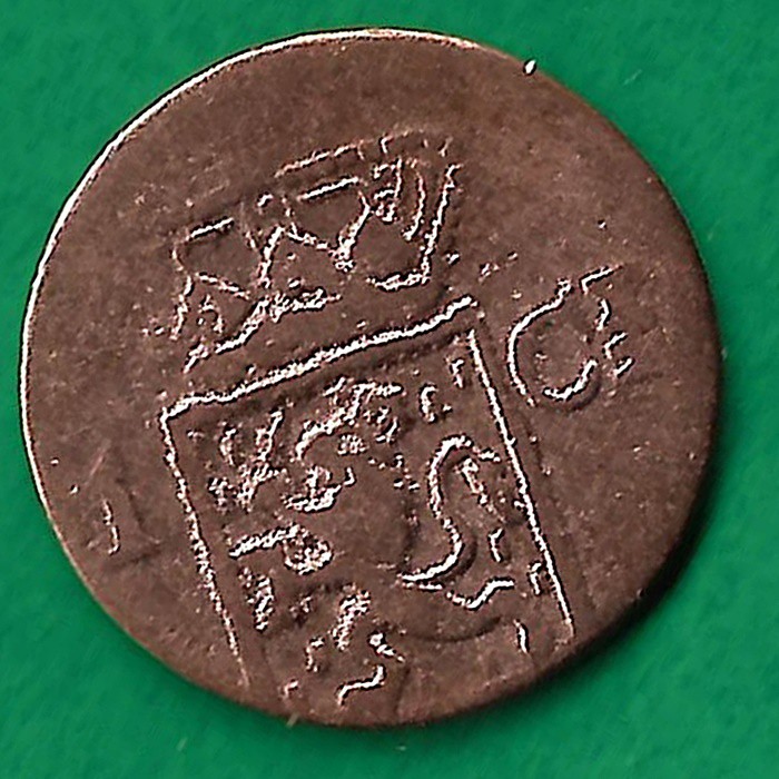 UB25 UANG KOIN KUNO ASLI 1 CENT TAHUN 1837 NEDERLAND INDIE KOLEKSI UANG LOGAM BELANDA