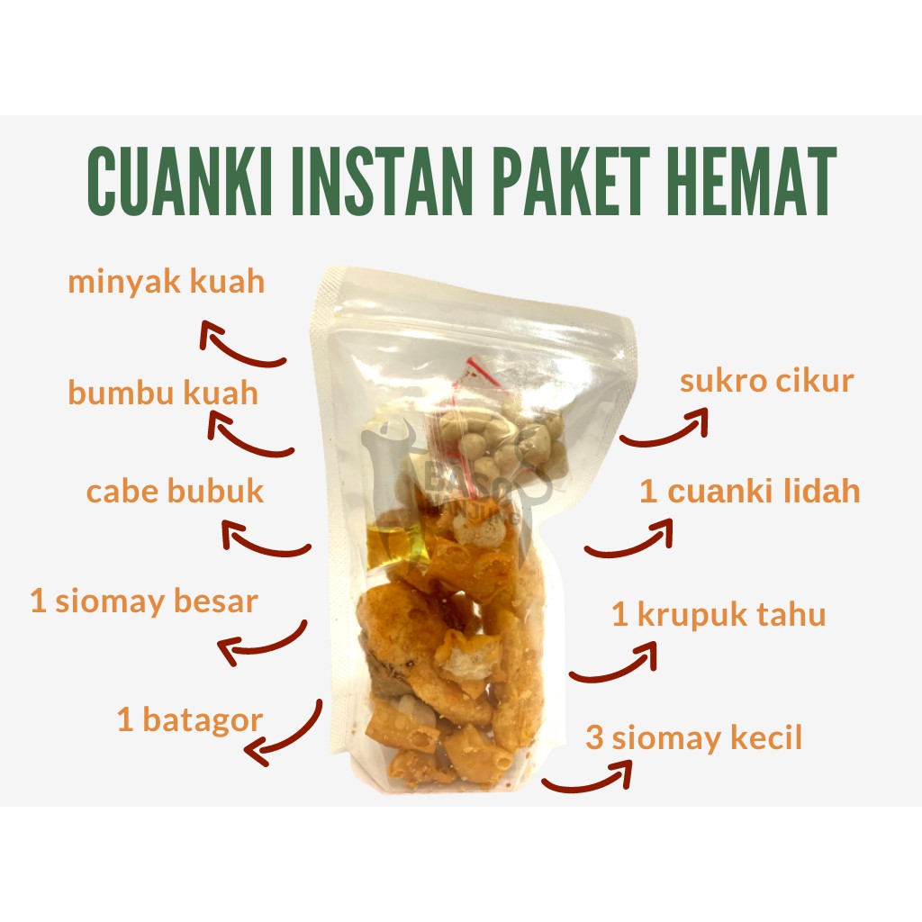 Cuanki Instan Lengkap Dengan Bumbu Varian Hemat Shopee Indonesia