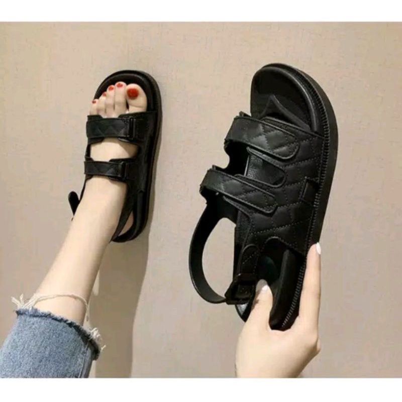 ⭐Promo Big Sale ⭐Sandal Gladiator Wanita Terbaru Karet Jelly 1728 || COD Sendal Tali⭐