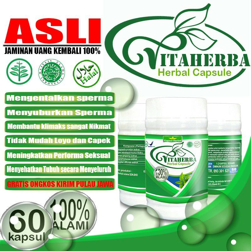 

VITAHERBA - obat Herbal Alami Mengentalkan Menyuburkan Sperma dan Obat Cepat Hamil