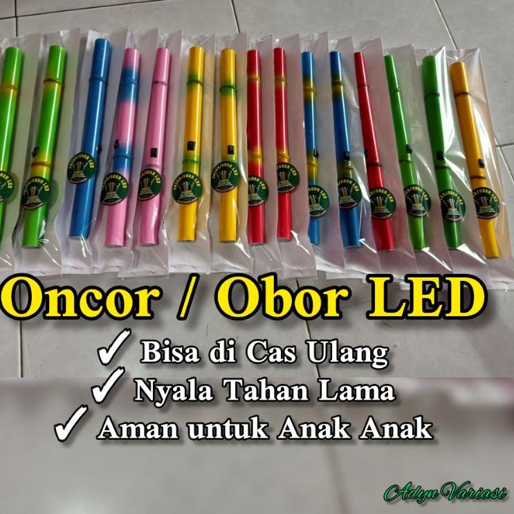 Pusat Populer Oncor Takbiran / Obor LED bahan PVC