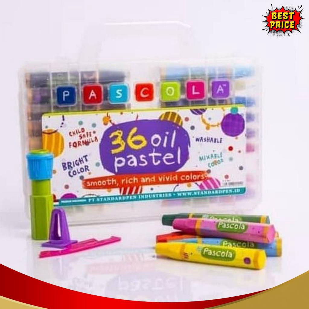 

KUALITAS TERJAMIN Crayon Pascola oil pastel 36 warna