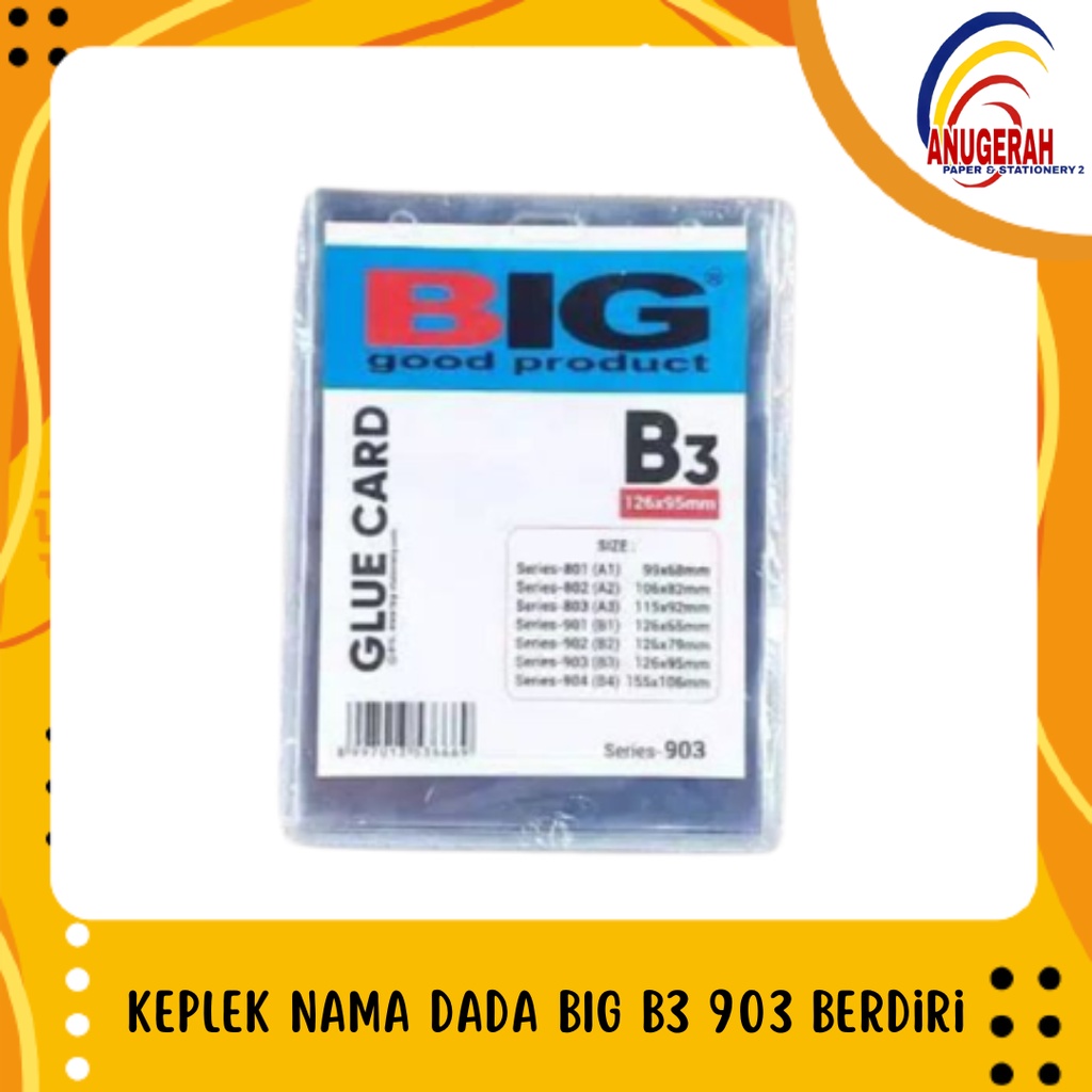 

KEPLEK NAMA DADA BIG B3 903 BERDIRI (PCS)