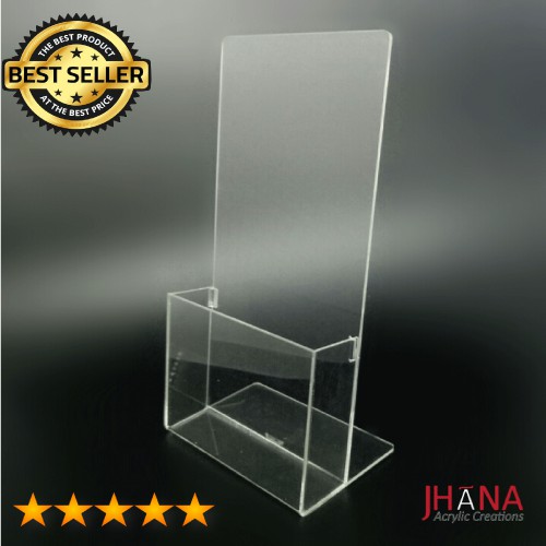 

tempat brosur akrilik/acrylic murah uk A5 TB24