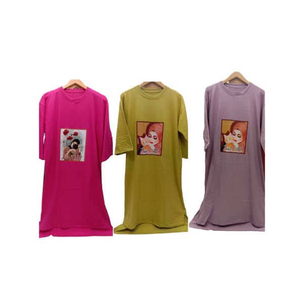 LONG TUNIK / MIDI KAOS /LONG