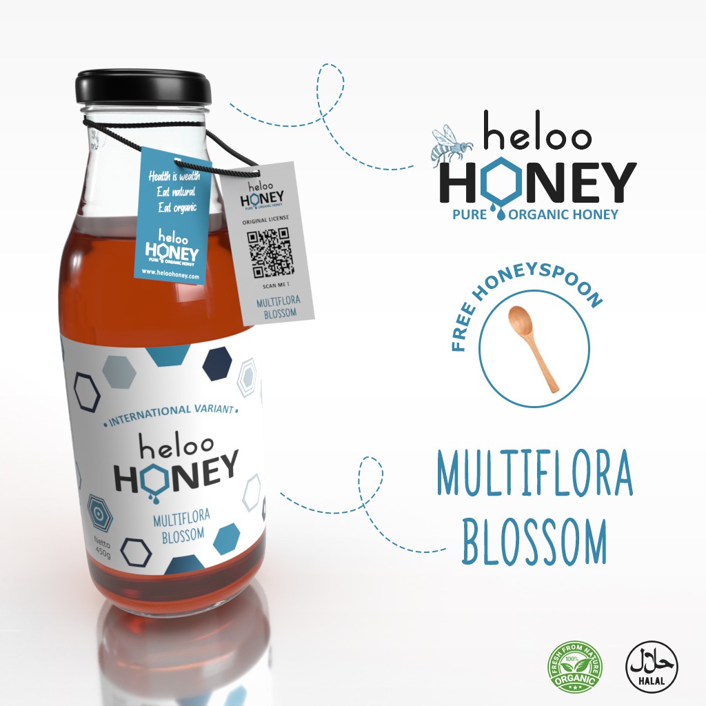 

Madu Murni Heloo Honey 450g Multi Flora [HHM02]