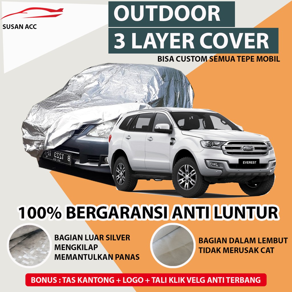 OUTDOOR PREMIUM Body Cover Mobil Everest / Sarung Mobil Everest / Mantel Mobil Everest waterproof