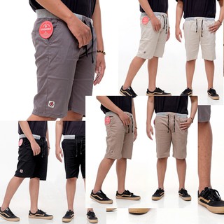 BIG SIZE Celana Chino Pendek Pria mick pinggang karet BIG SIZE Celana Chino Pendek Pria mick pinggang karet