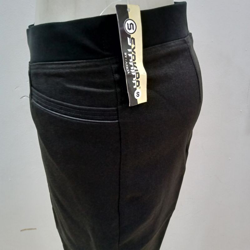 Celana kerja Wanita Pola Standard ( pinggang full karet )