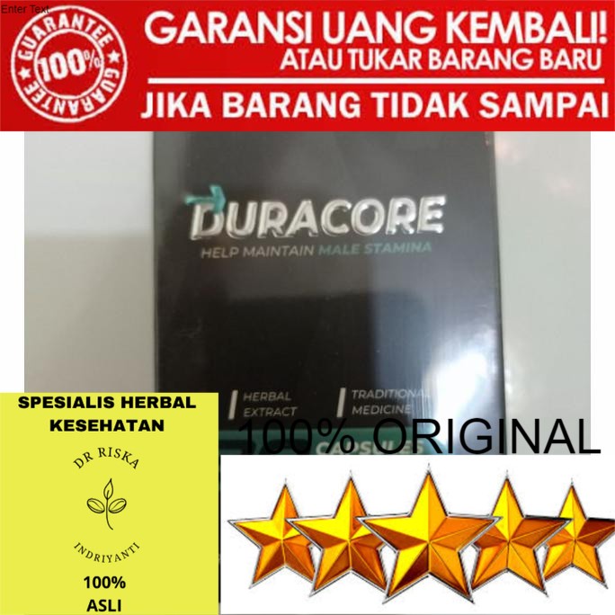 100% ASLI DURACORE ORIGINAL ASLI HERBAL 100% OBAT ALAMI PENAMBAH STAMINA PRIA