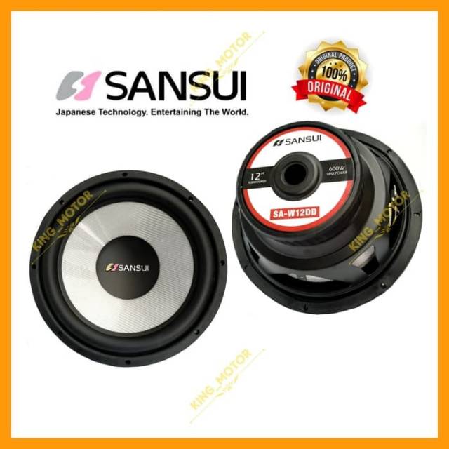 Subwoofer 12 Inch Double Coil Sansui SA-W12DD/SAW12DD